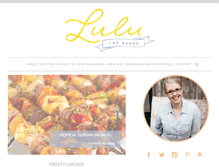 Tablet Screenshot of luluthebaker.com